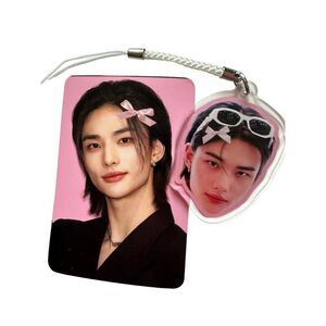 Stray Kids Hyunjin skz Keychain Phone Light Stick Face Charm kawaii stay kpop